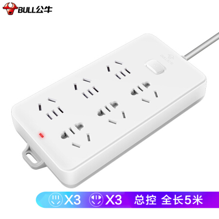 公牛 公牛 109K 5米 插座  插座 109K 5米